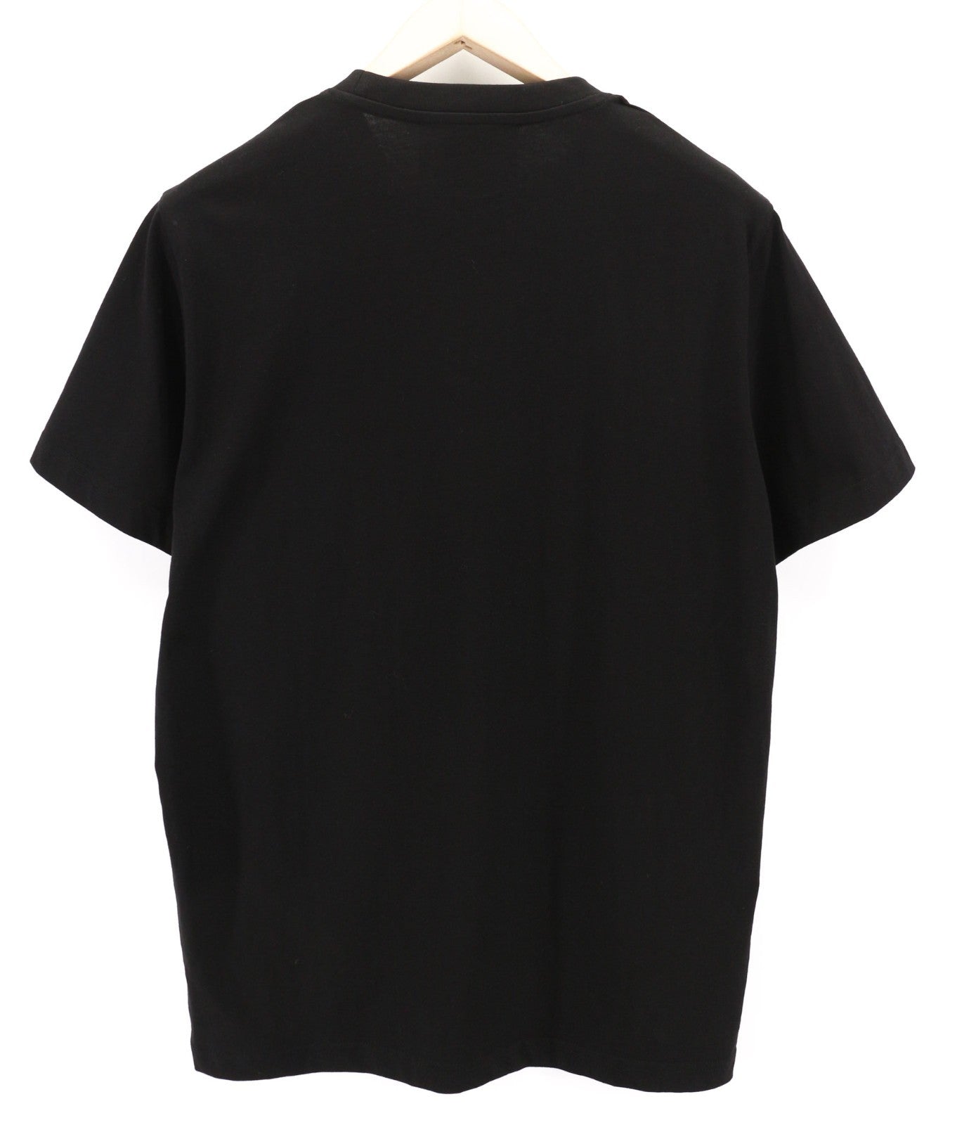 JOHN RICHMOND vyriški marškinėliai M, juodi, apvalūs, trumpomis rankovėmis, medvilniniai, su užtrauktuku ir kišene, logotipu 