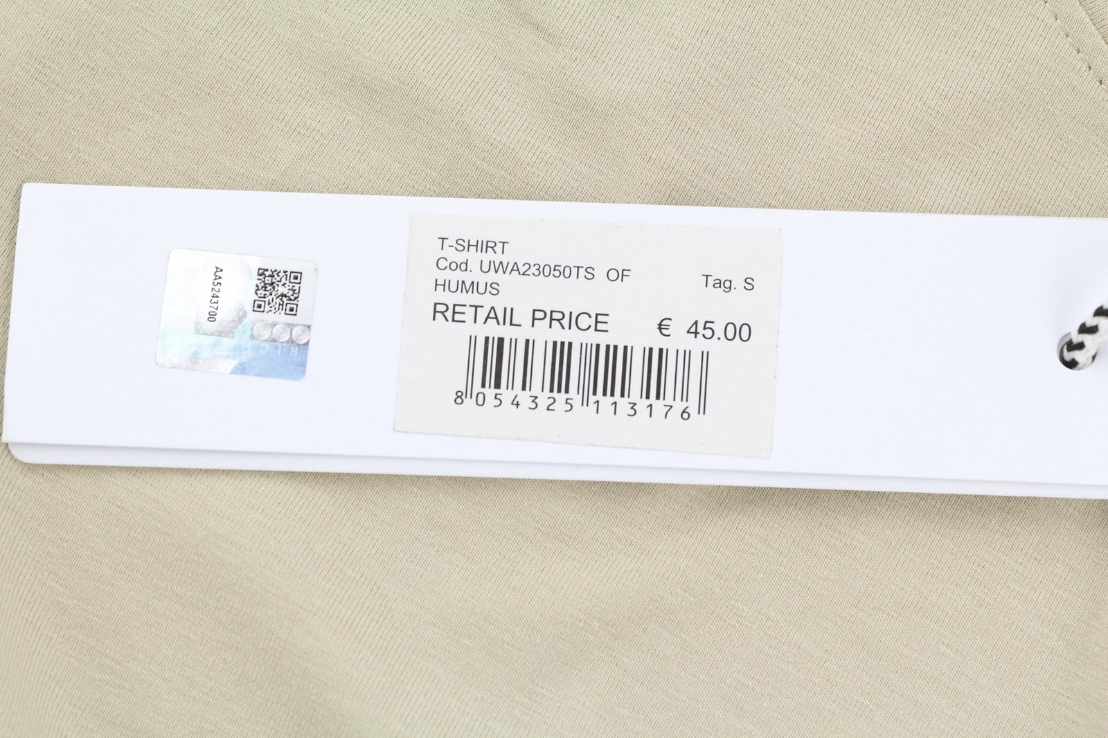 RICHMOND Women's T-Shirt S Beige Crew Short Sleeve Logo Stretch All Seasons