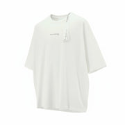 JOHN RICHMOND Men's T-Shirt M White Loose Oversized Crew Cotton Short Sleeve