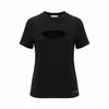 Black Viscose T-Shirt