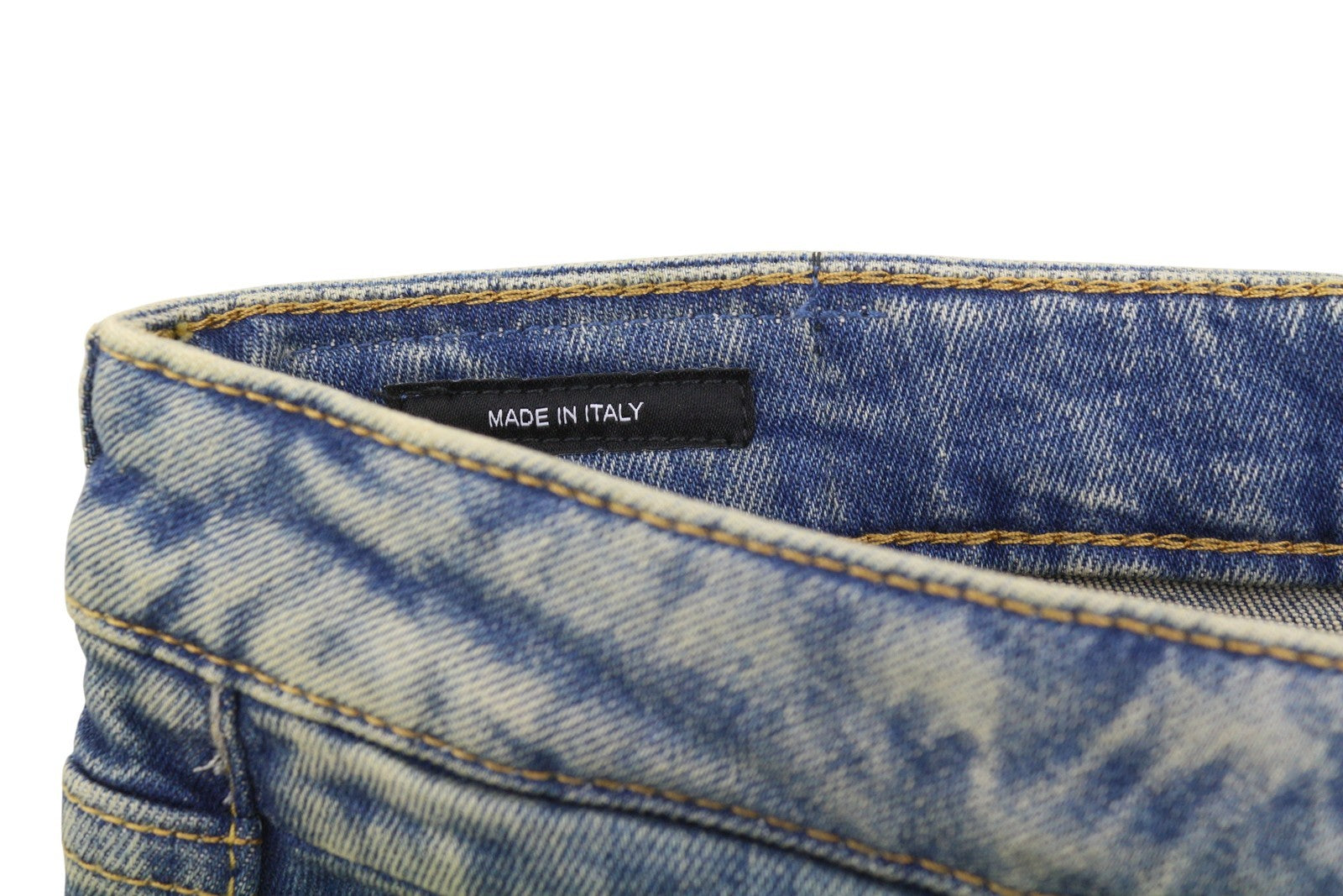 R13 Boy Straight Women Jeans 31 Kelly Stretch Cropped Faded Blue PS25 RRP699