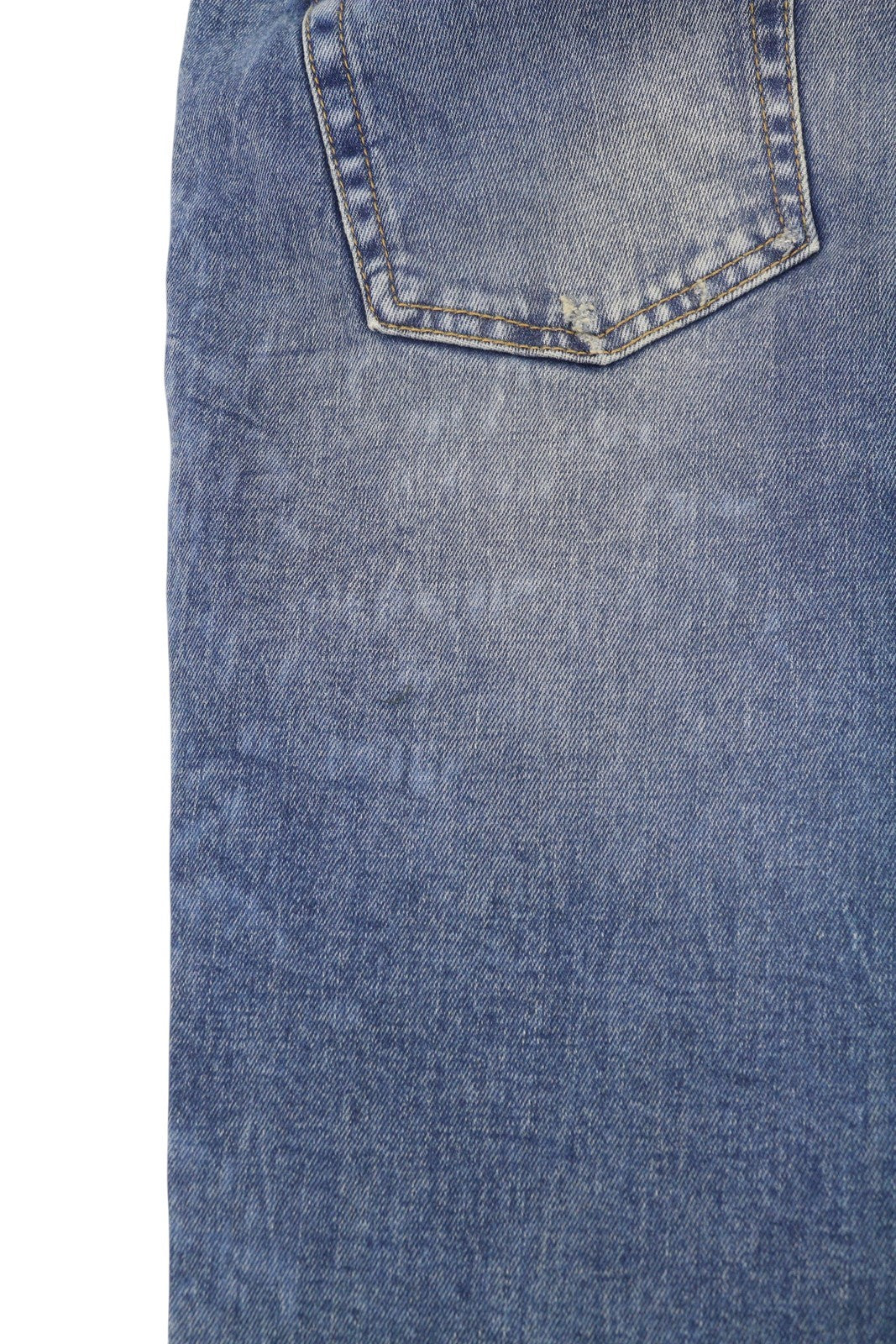 R13 Kick Fit moteriški džinsai 29 Kelly Stretch platėjančios trumpintos iki kulkšnių blukusios mėlynos spalvos RRP699 