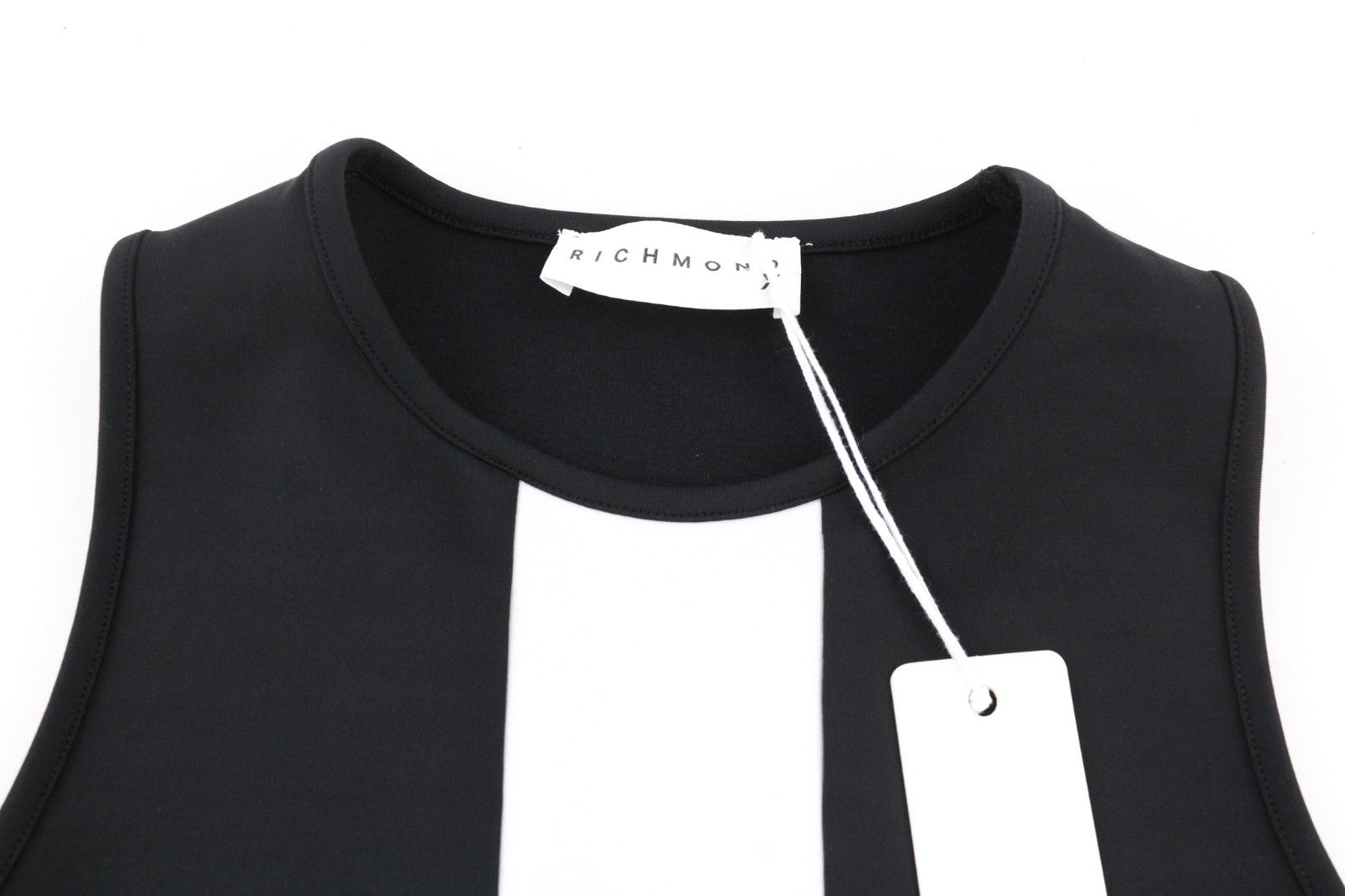 RICHMOND Fitness Women's T-Shirt S Black Sleeveless Crew Tank Top All Seasons