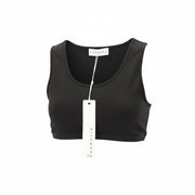 RICHMOND Fitness moteriški marškinėliai S juodi trumpi marškinėliai su apvalia iškirpte, logotipu, visiems metų laikams 