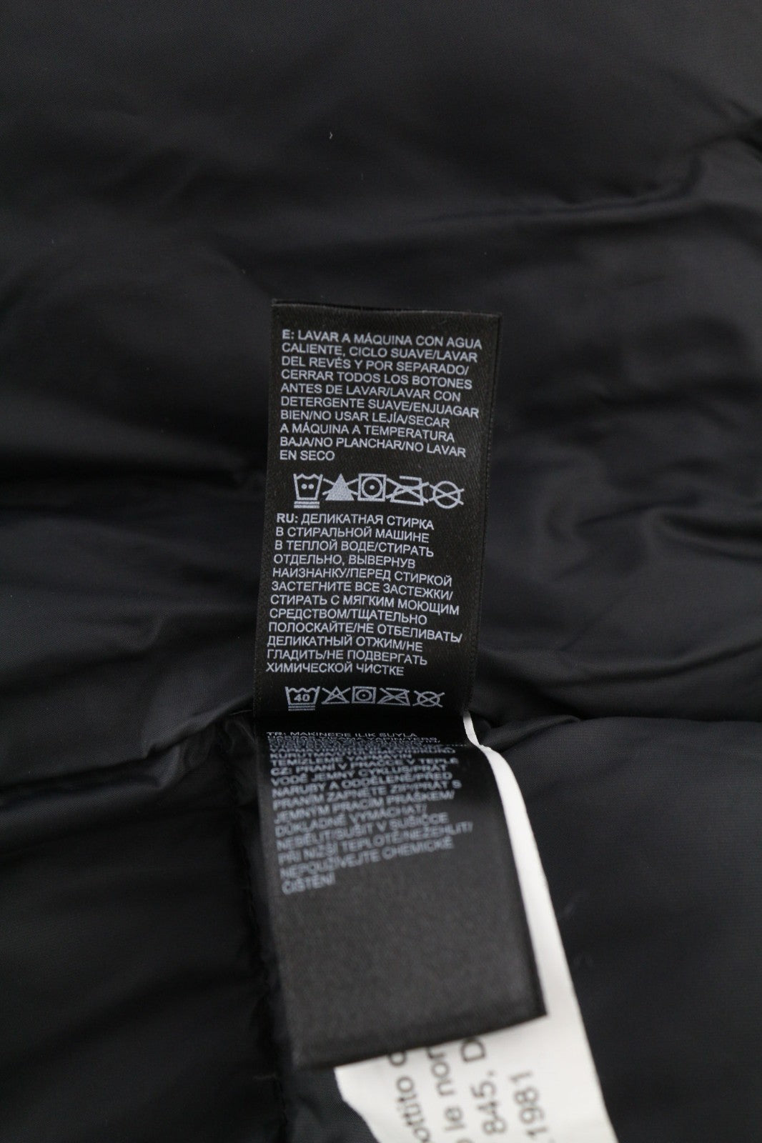 THE NORTH FACE Diablo Men's Jacket S Black 700 Down Puffer Zip Insulated Logo