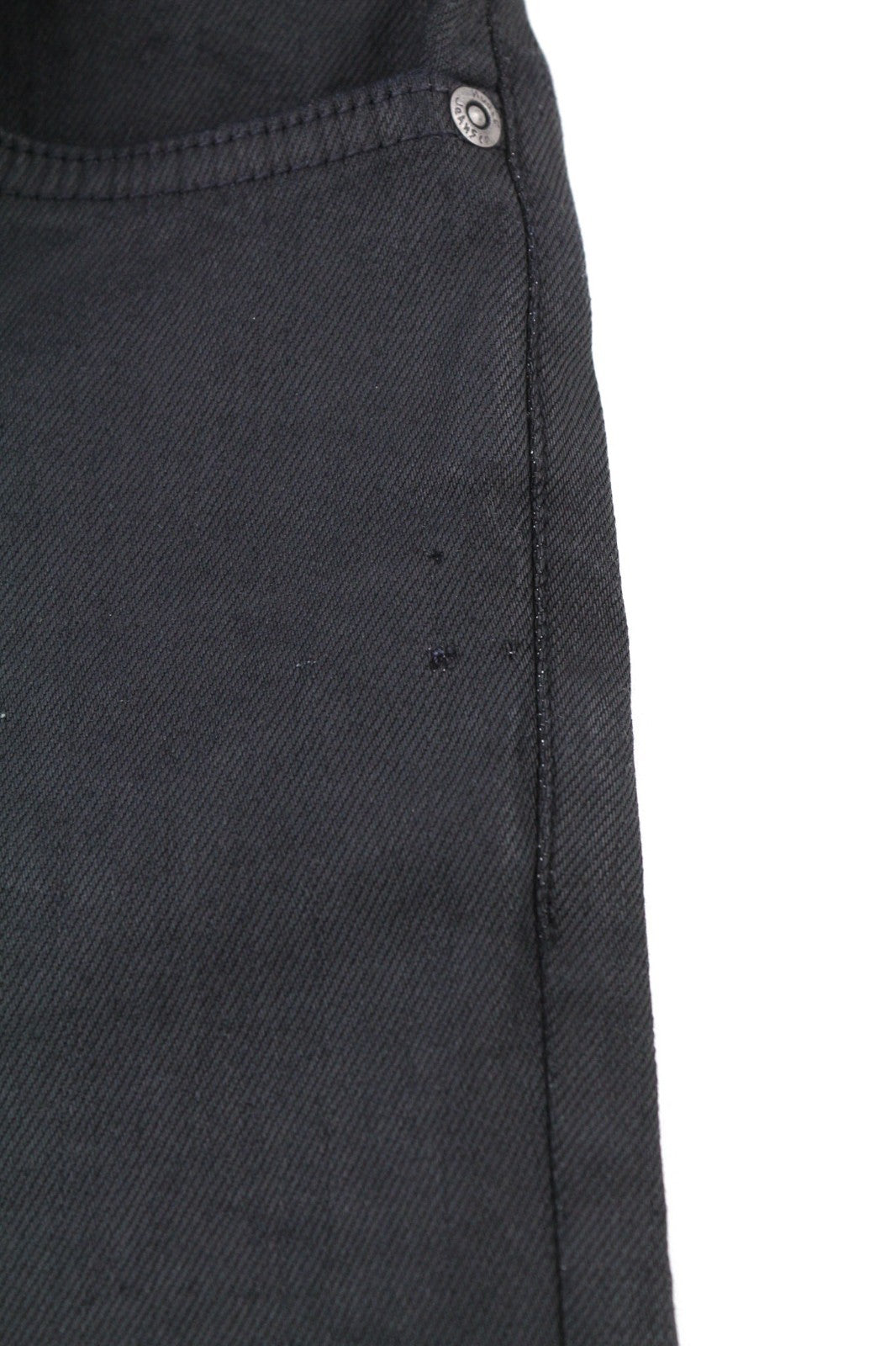 NUDIE JEANS Skinny Lin vyriški džinsai W28/L32 juodi su juodu organiniu užtrauktuku 