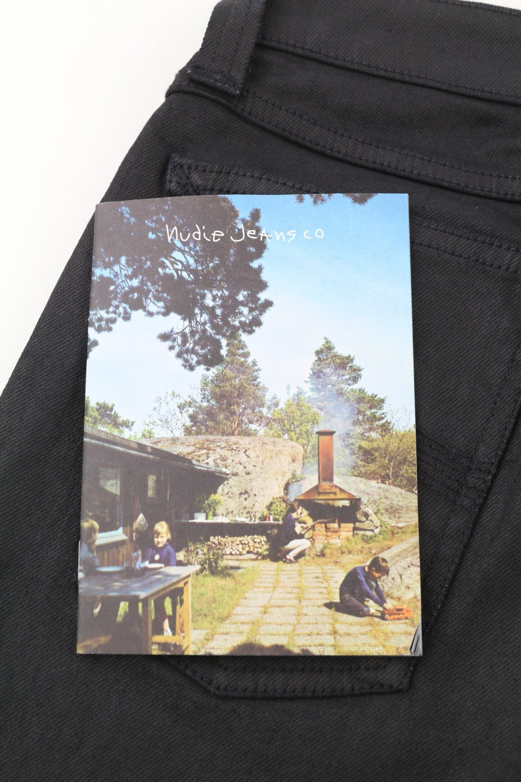 NUDIE JEANS Skinny Lin vyriški džinsai W28/L32 juodi su juodai dengta ekologiška medvilne 