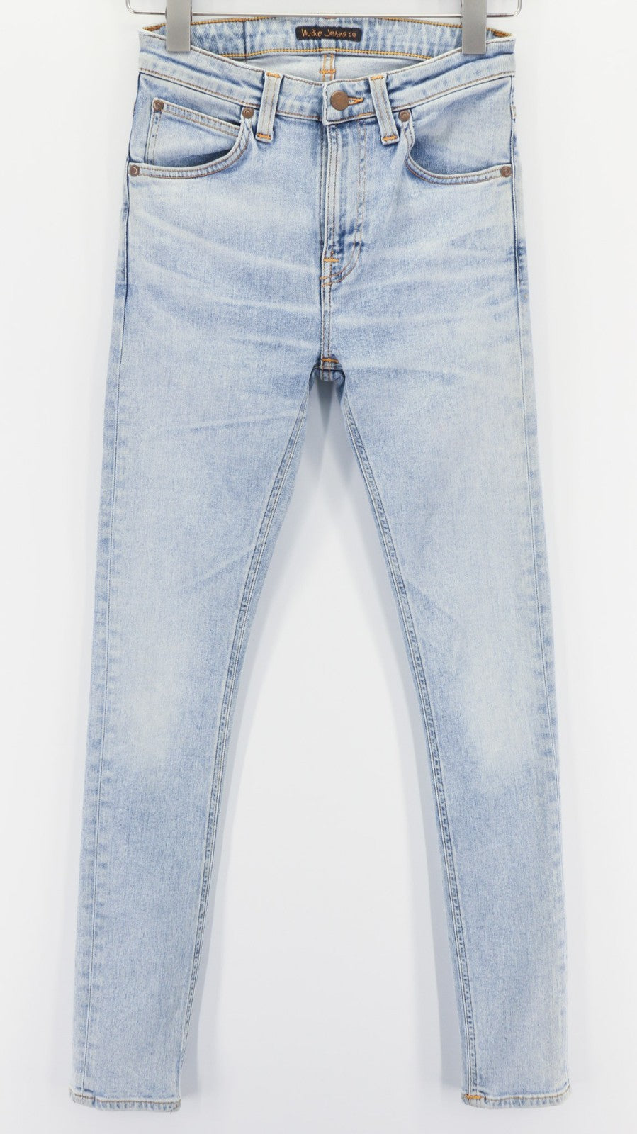 NUDIE JEANS Nora-John vyriški džinsai W28/L32 Vari Lavaggi Washed Denim Skinny Blue 