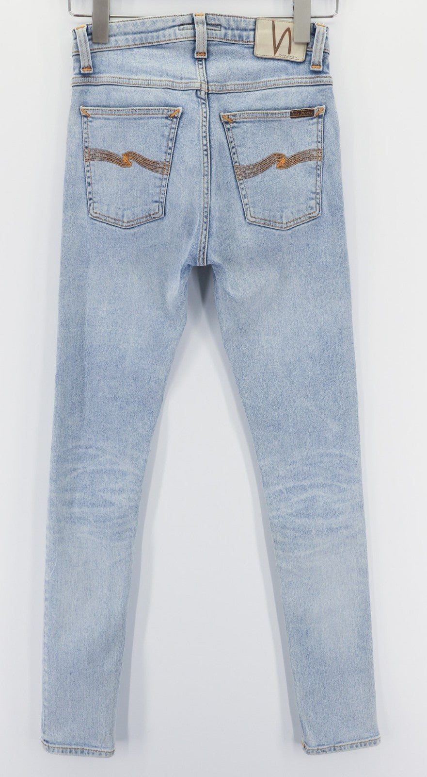 NUDIE JEANS Nora-John vyriški džinsai W28/L32 Vari Lavaggi Washed Denim Skinny Blue 