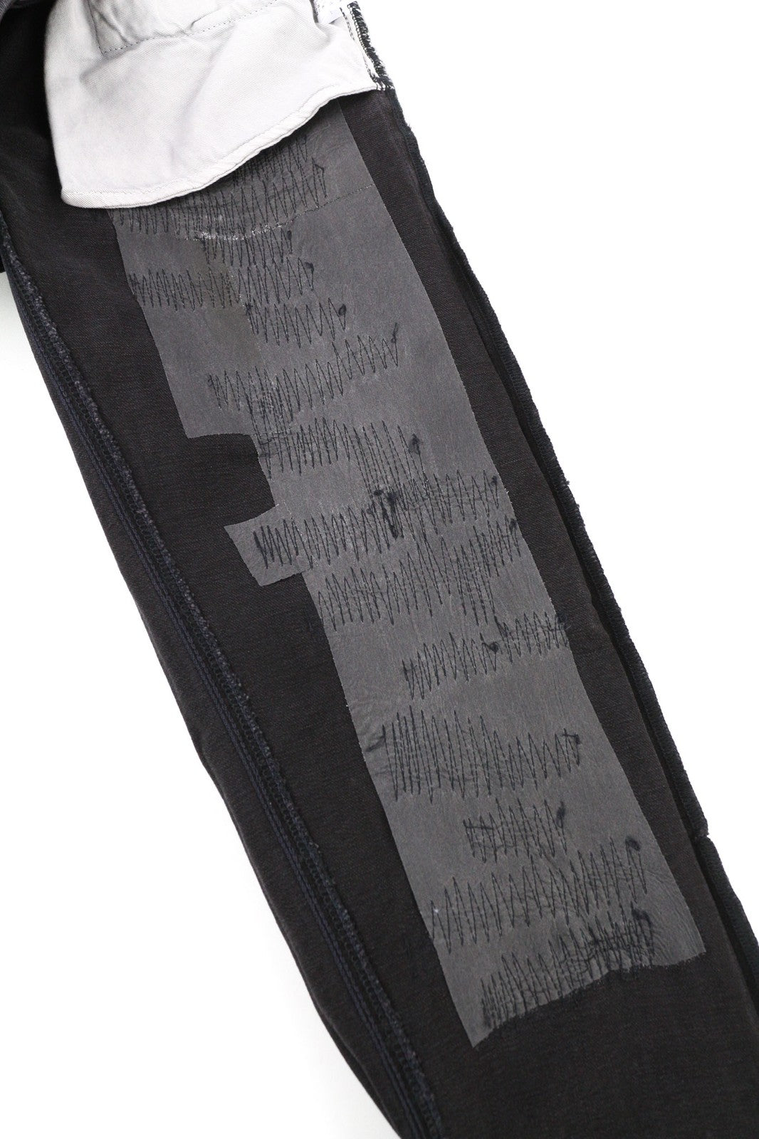 NUDIE JEANS Skinny Lin dėvėti juodi vyriški džinsai W29/L32 su apgadintais ūsais ir užtrauktuku 