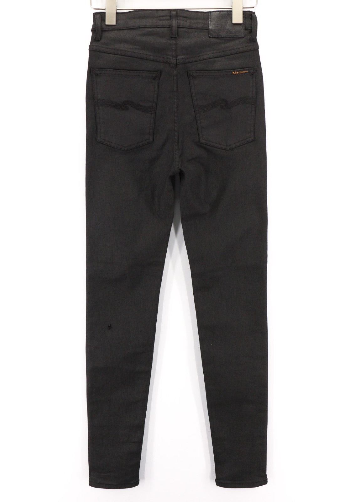 NUDIE JEANS Aukštakulniai „Tilde Painted Black“ vyriški džinsai W28/L32 Skinny Fit Denim 