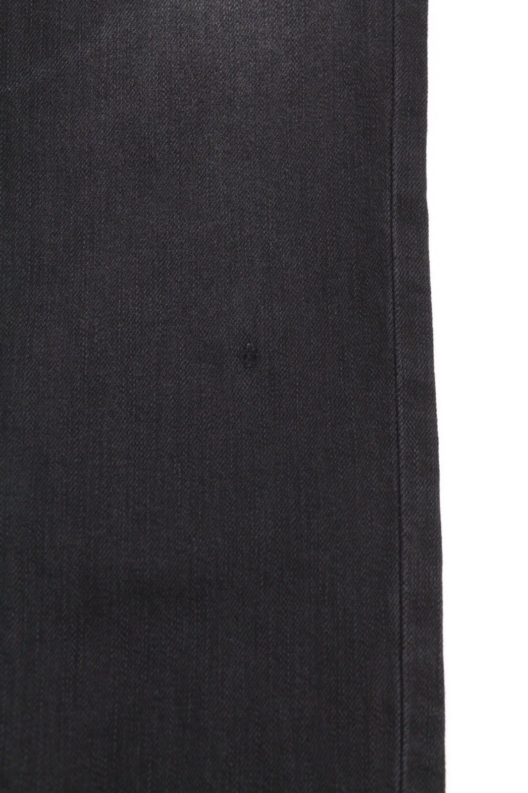 NUDIE JEANS Skinny Lin dėvėti juodi vyriški džinsai W29/L32 ekologiški blukinti tamprūs džinsai 