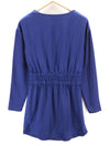 Blue Polyester Dress