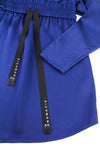 Blue Polyester Dress