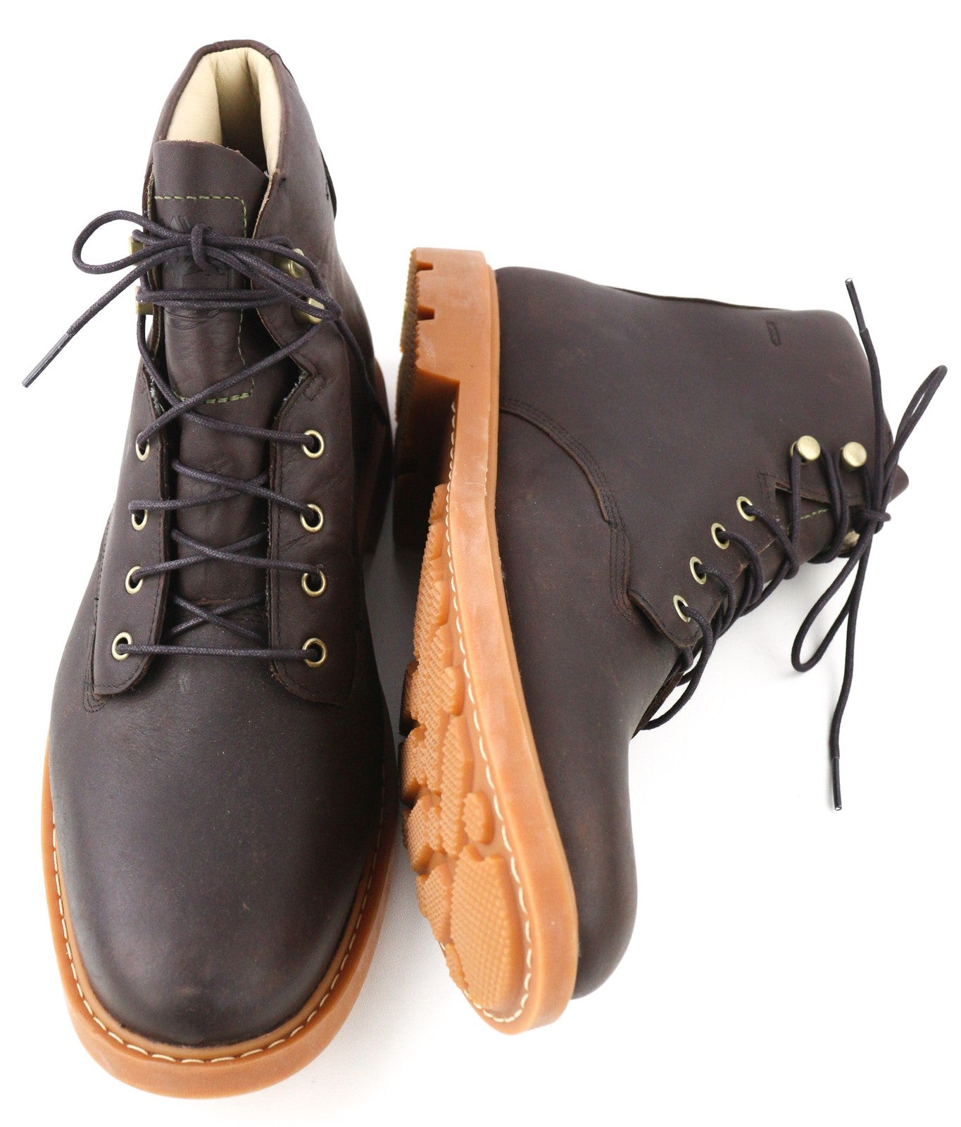 TIMBERLAND AFHP-A5050 Men's Shoes EU43.5/44 Dark Brown Leather High-Top