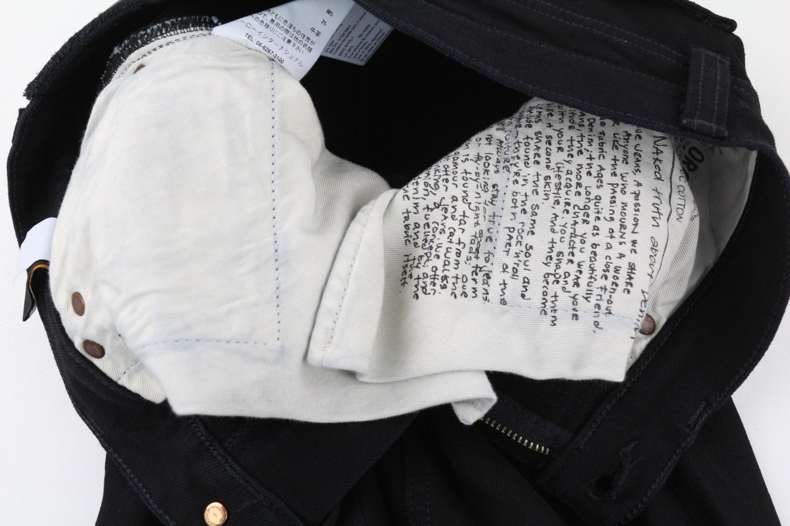 NUDIE JEANS Long John Women's Jeans W26/L30 Slim Stretch Black Casual