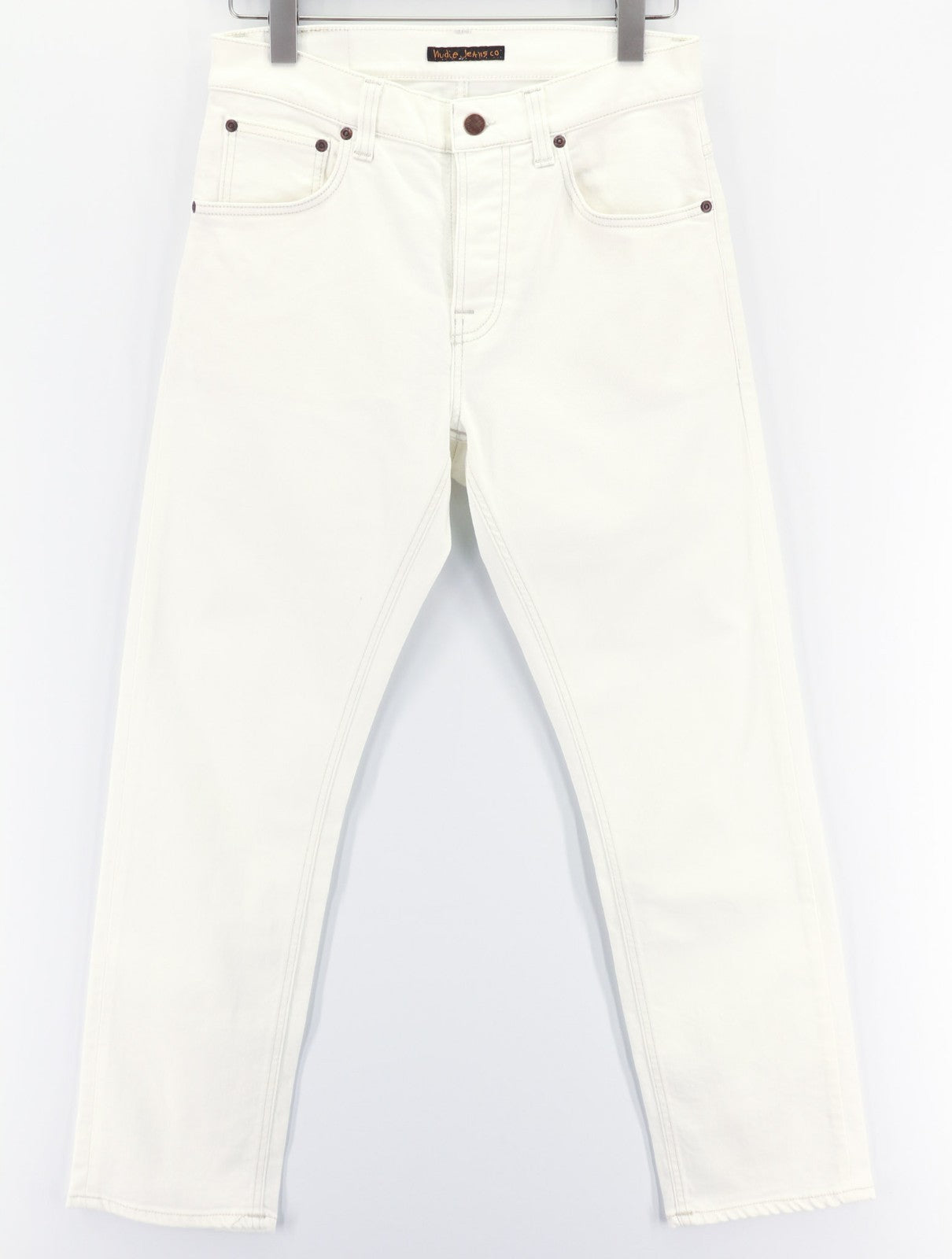 NUDIE JEANS Sleepy Sixten vyriški džinsai W28/L30 Relaxed Stretch Ecru 