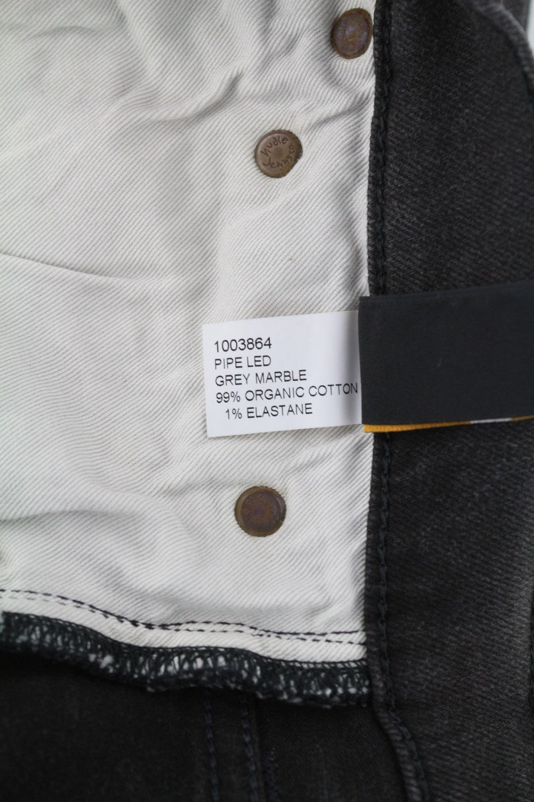 NUDIE JEANS Pipe Led Men's Jeans W29/L30 Skinny Stretch Grey Washed