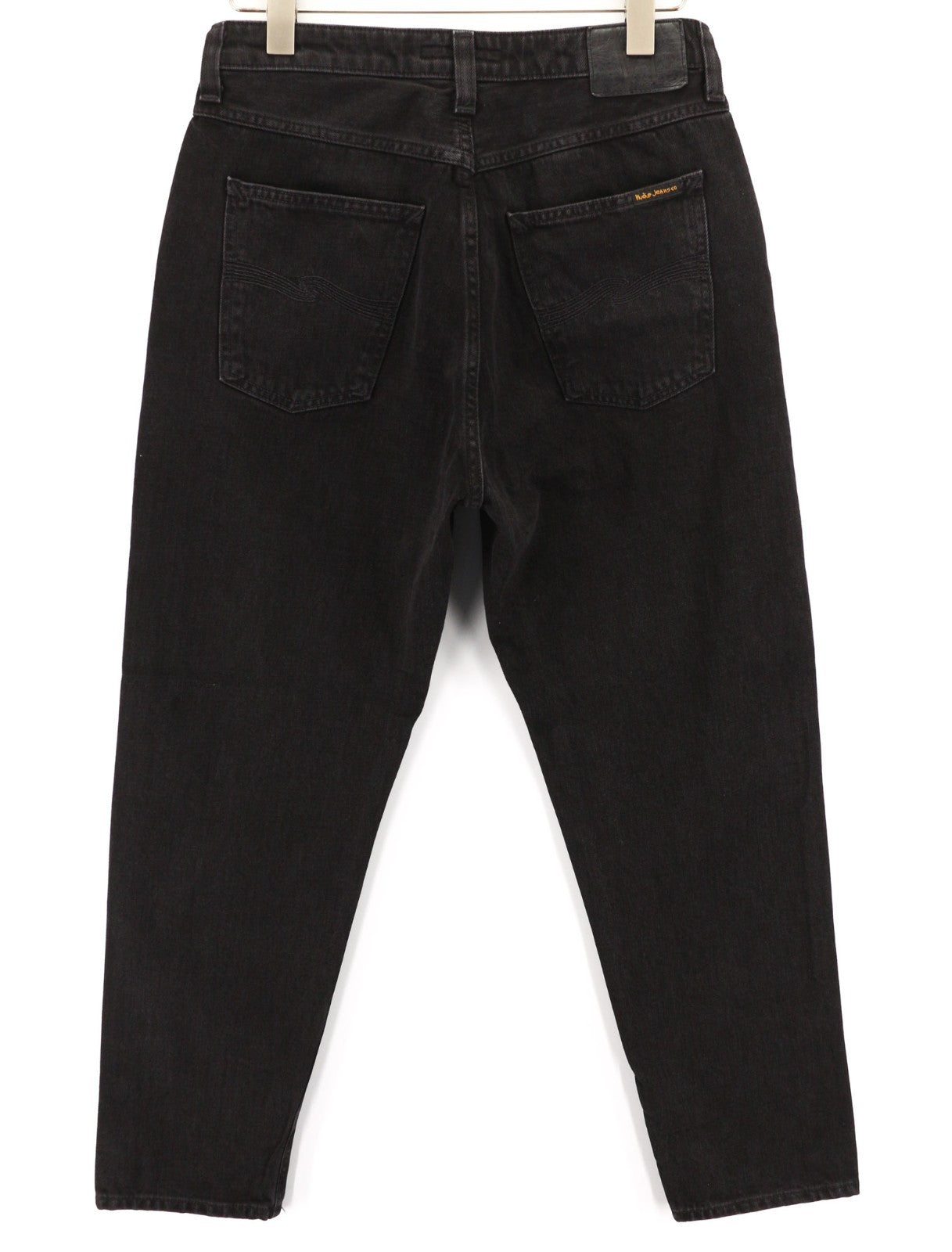 NUDIE JEANS Breezy Brit Women's Jeans W31/L28 High Rise Taper Black