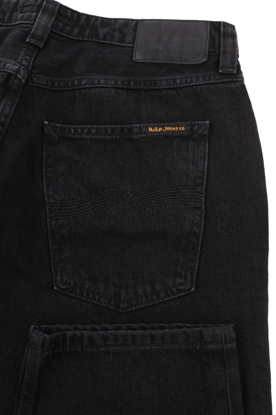 NUDIE JEANS Breezy Brit Women's Jeans W31/L28 High Rise Taper Black