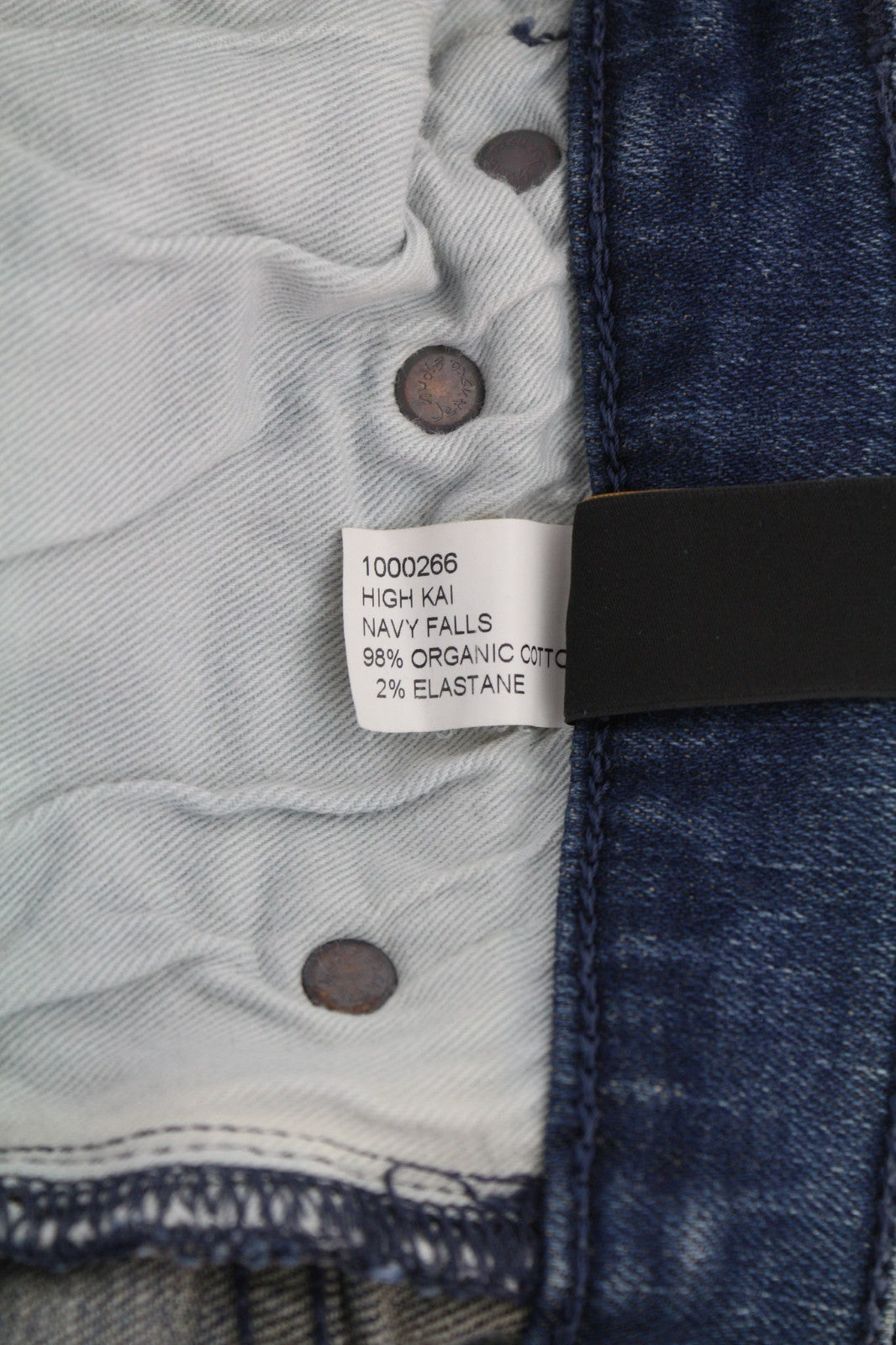 NUDIE JEANS Vyriški „High Kai“ džinsai W29/L30 Slim Stretch mėlyni, skalbti 