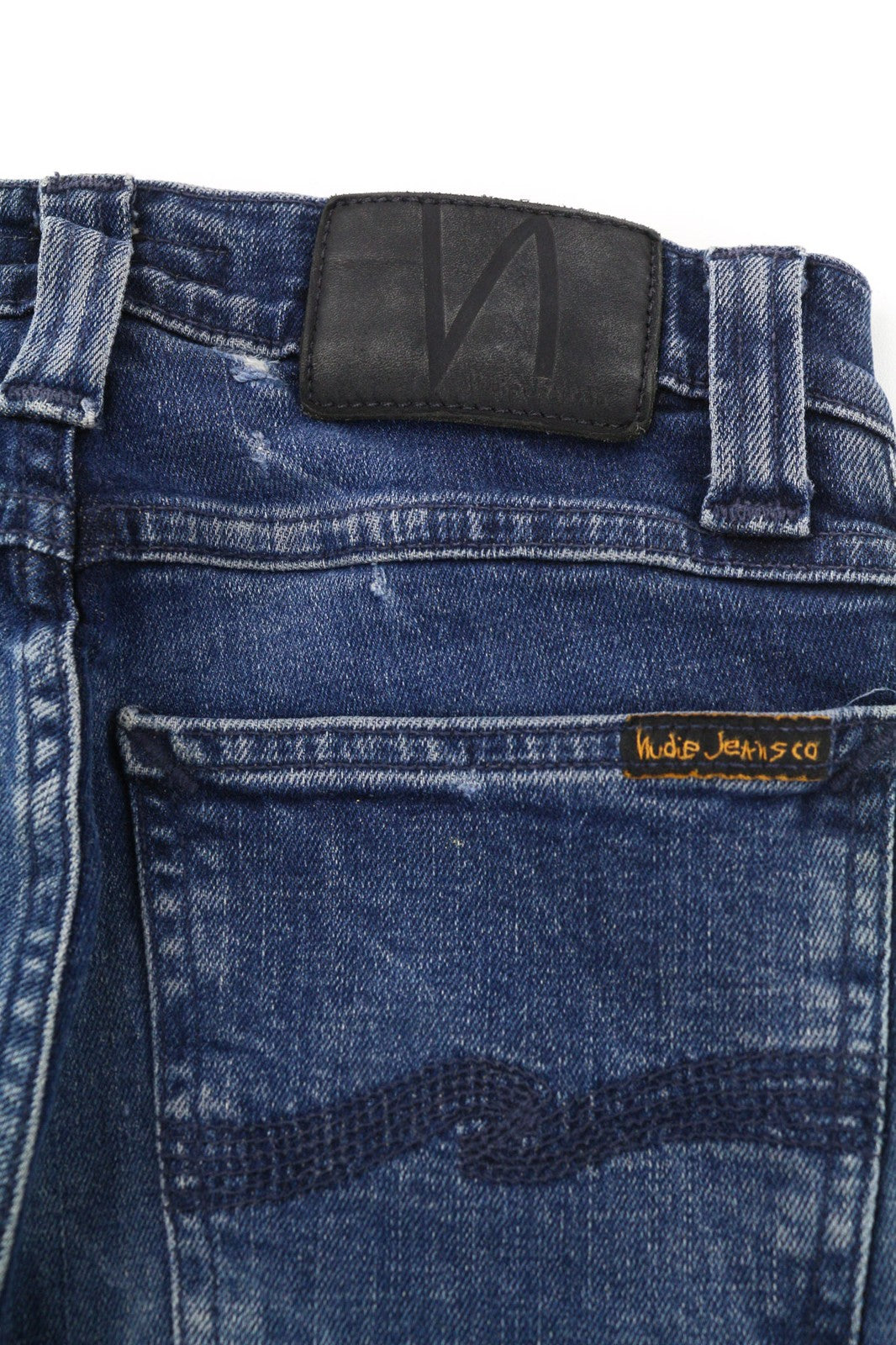 NUDIE JEANS High Kai Women's Jeans W24/L30 Slim Stretch Blue Wash