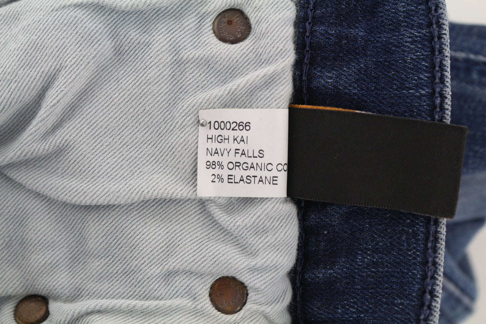 NUDIE JEANS High Kai Women's Jeans W24/L30 Slim Stretch Blue Wash