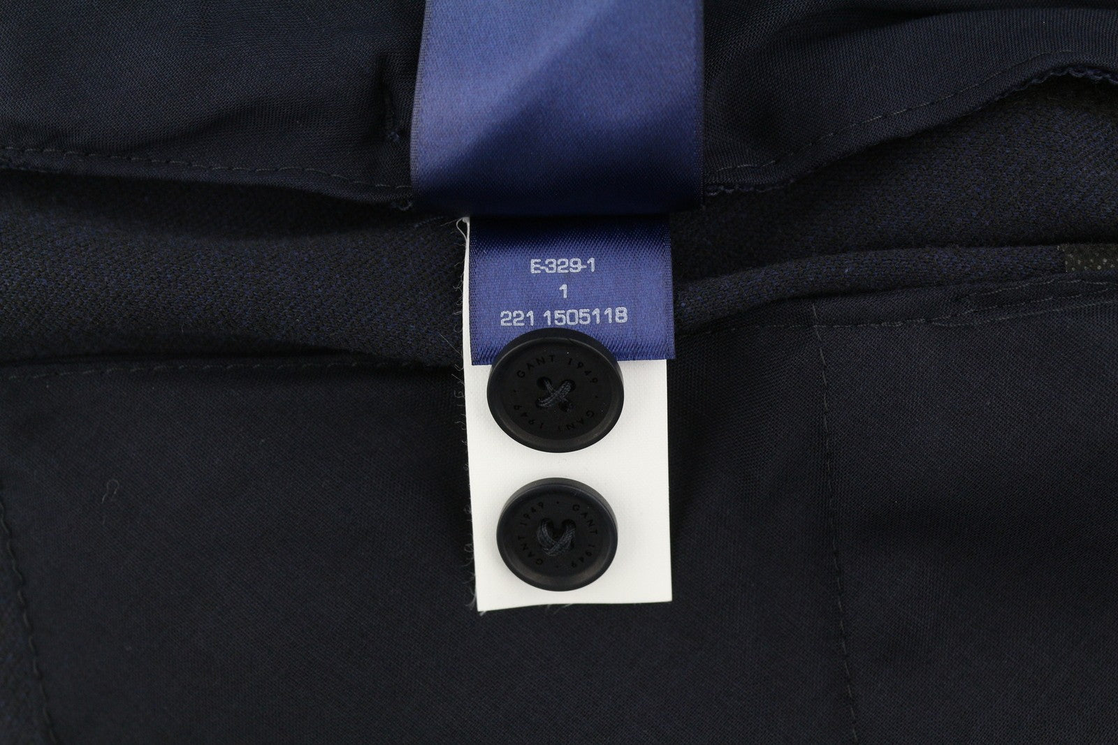 GANT Jersey Men Suit EU48 / EU50 Evening Blue Slim Single-Breasted Notch 2in1