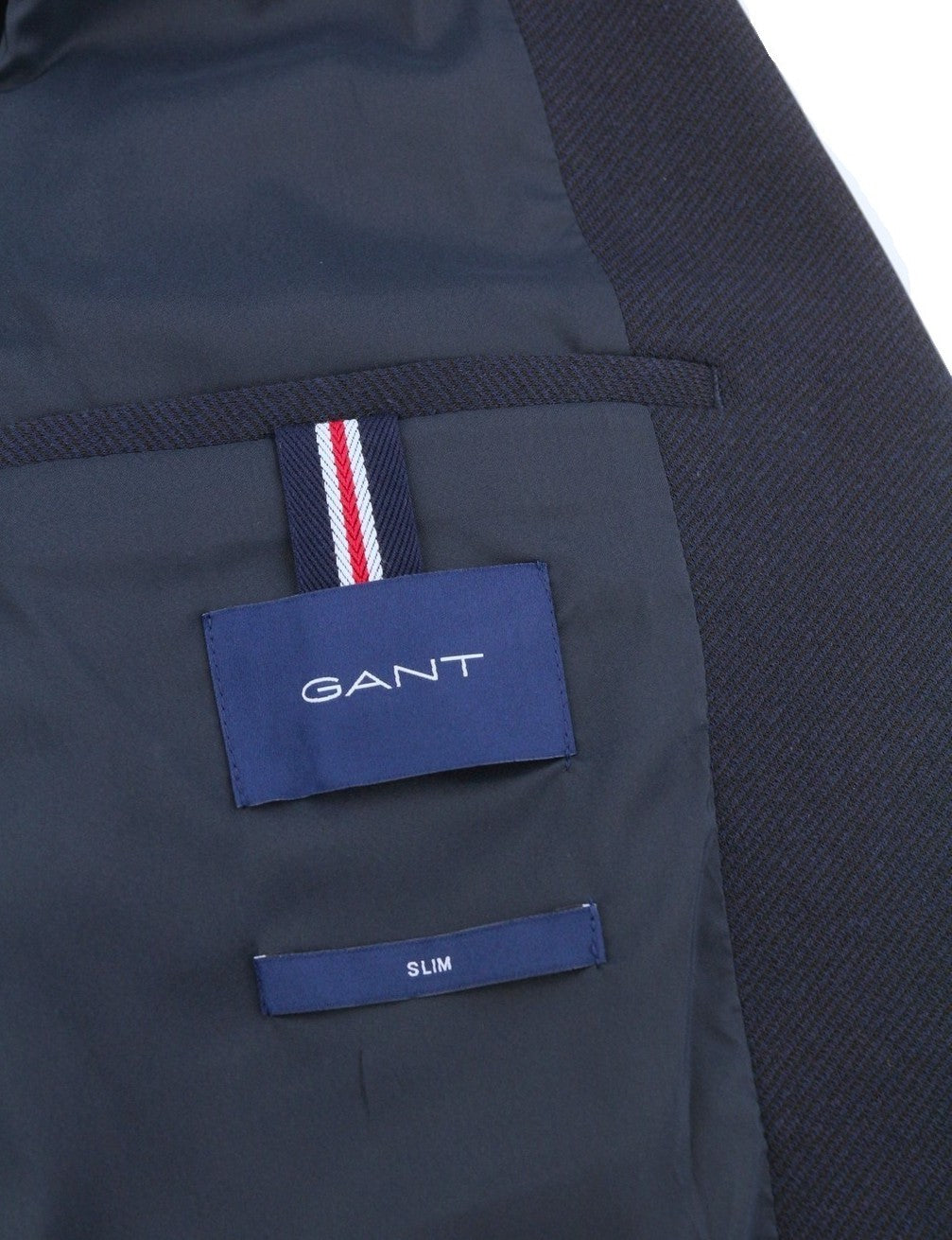 GANT Jersey Men Suit EU48 / EU50 Evening Blue Slim Single-Breasted Notch 2in1