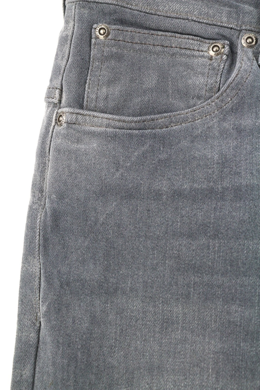 NUDIE JEANS ploni vyriški „Finn“ džinsai W32/L32 Slim pilki medvilniniai skalbinių elastanai 