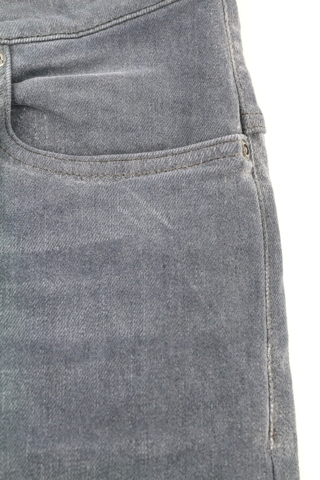 NUDIE JEANS ploni „Finn“ vyriški džinsai W32/L32 Slim Fit pilkos spalvos medvilnės mišinio audinys 