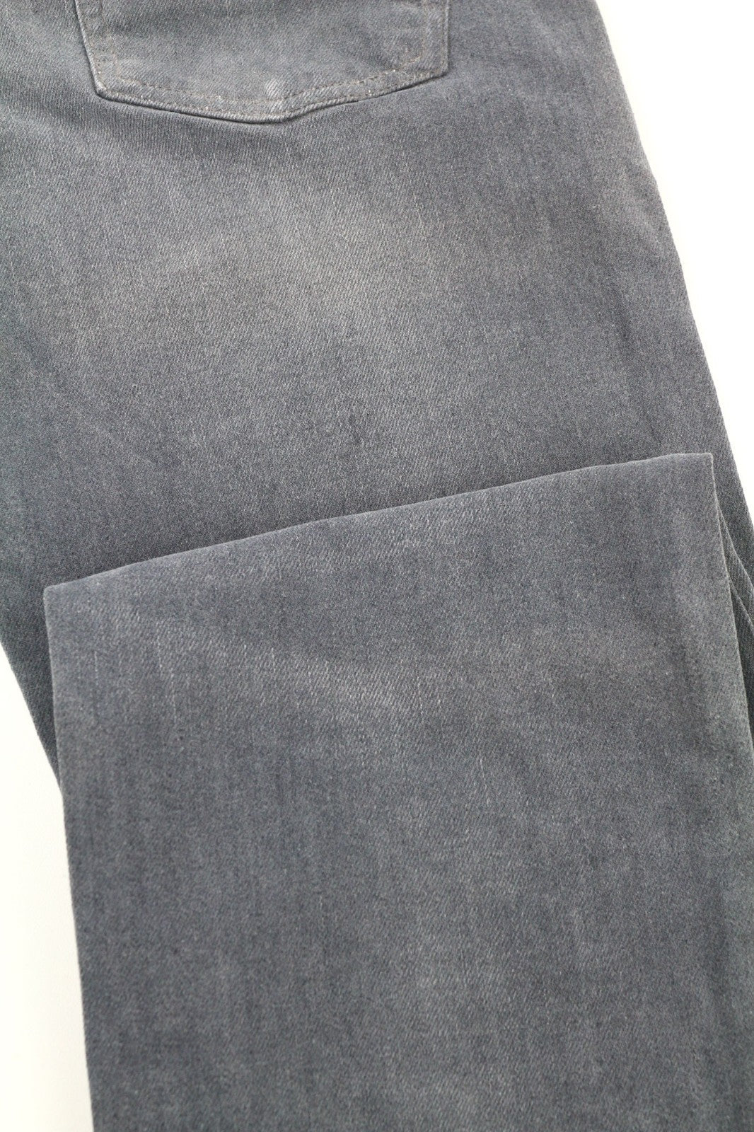 NUDIE JEANS Thin Finn vyriški džinsai W32/L32 Slim pilki medvilniniai džinsai su 5 kišenėmis 