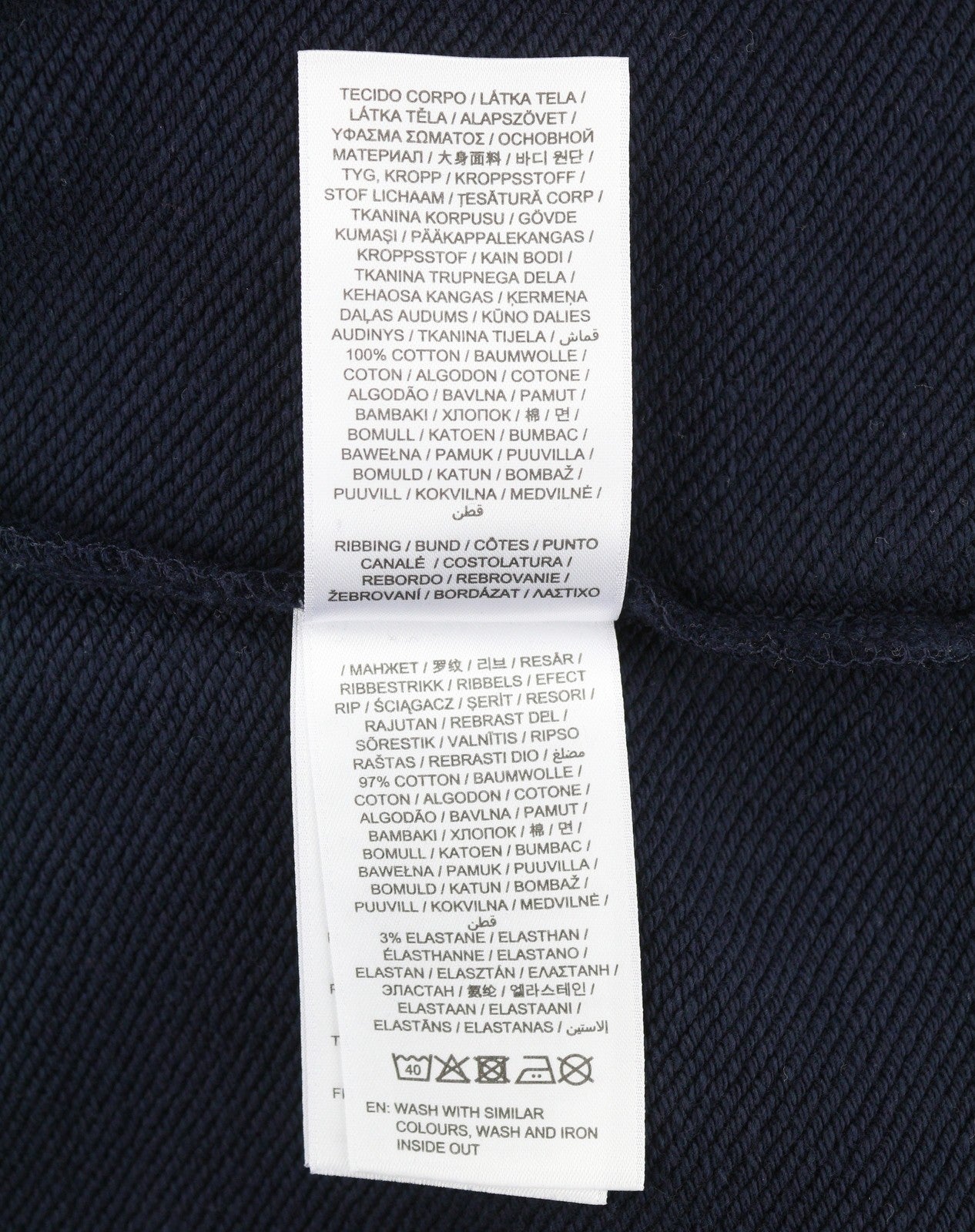 GANT Collegiate Sweat vyriškas džemperis su gobtuvu L dydžio, vakaro mėlynos spalvos medvilninis megztinis su kengūros kišene 