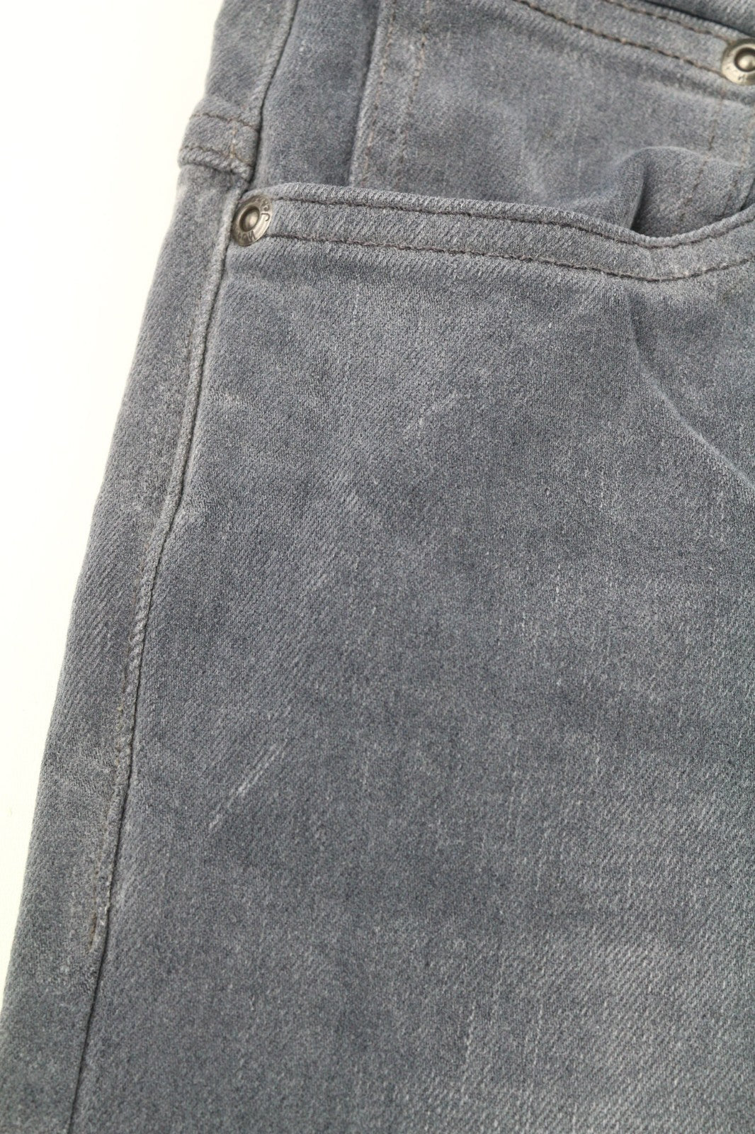 NUDIE JEANS ploni vyriški Finn džinsai W30/L32 ploni vidutinio liemens pilki medvilnės mišinio džinsai 