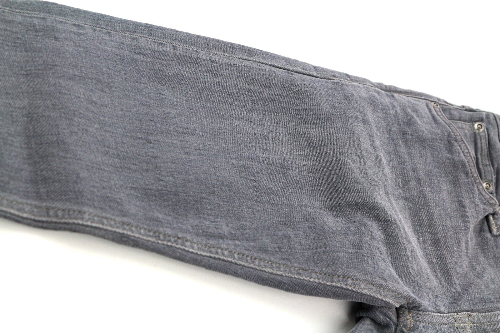 NUDIE JEANS vyriški aptempti ilgi džinsai W29/L32 tamsiai pilki, ploni, ekologiški 