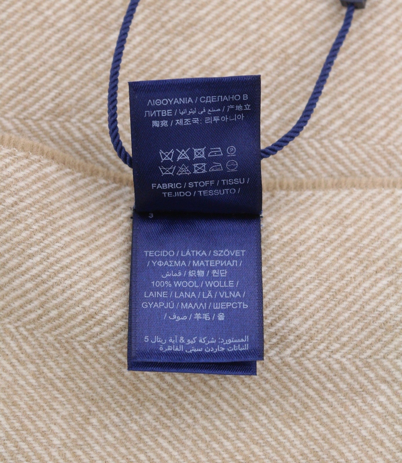 GANT „Herringbone“ vilnonis šalikas moterims, šiltas chaki spalvos vilnonis, tvirtai megztas kutais 