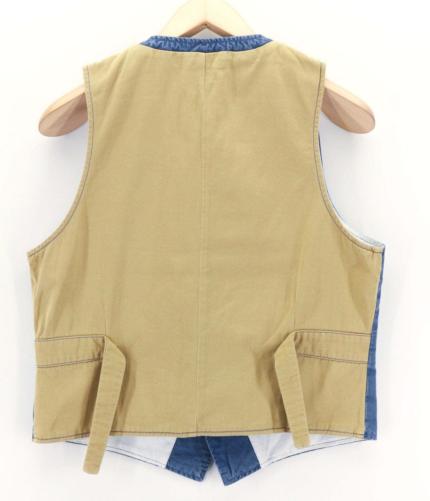 NUDIE JEANS Gustav vyriška liemenė M Oden mėlyna ekologiško pamušalo sagomis užsegamos kišenės 