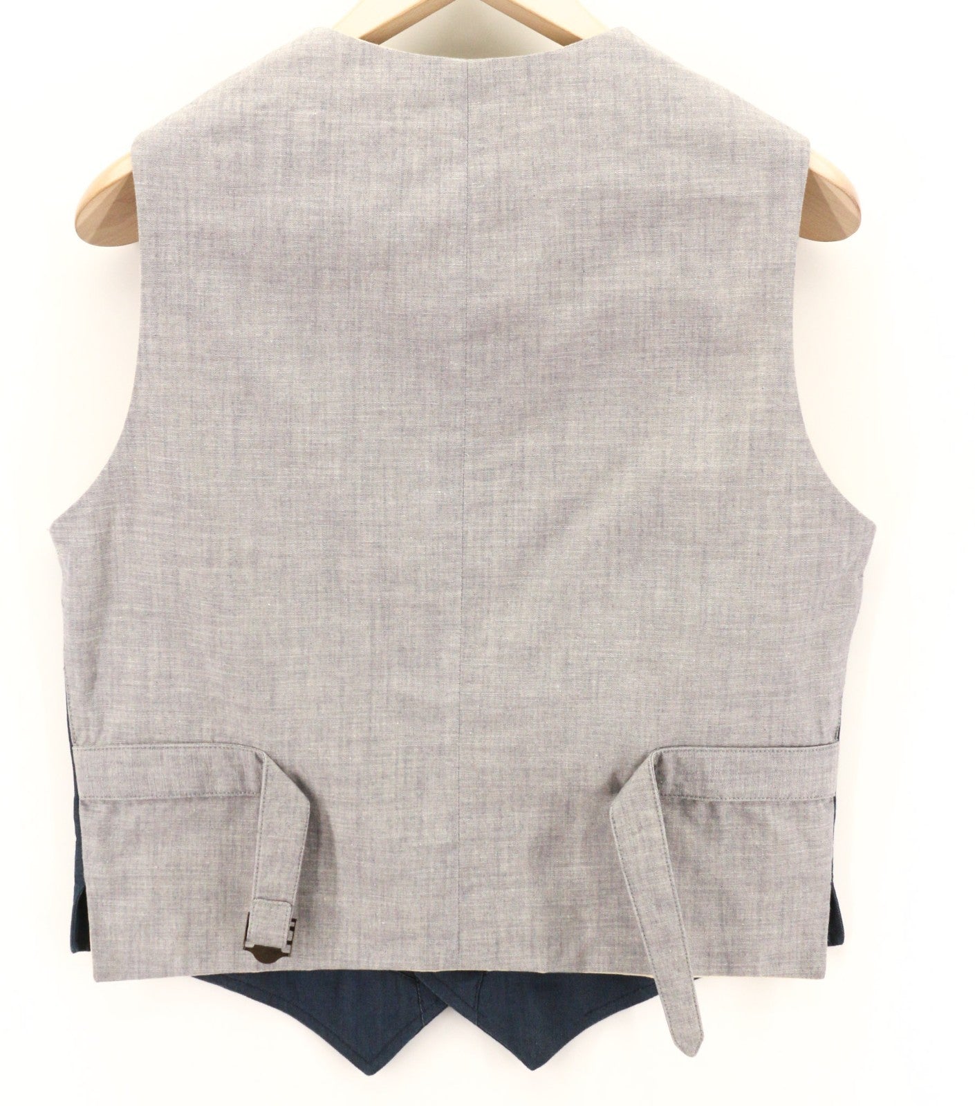 NUDIE JEANS vyriška liemenė M mėlyna ekologiška medvilnė su uždėtinėmis kišenėmis ir pamušalu, su sagomis 