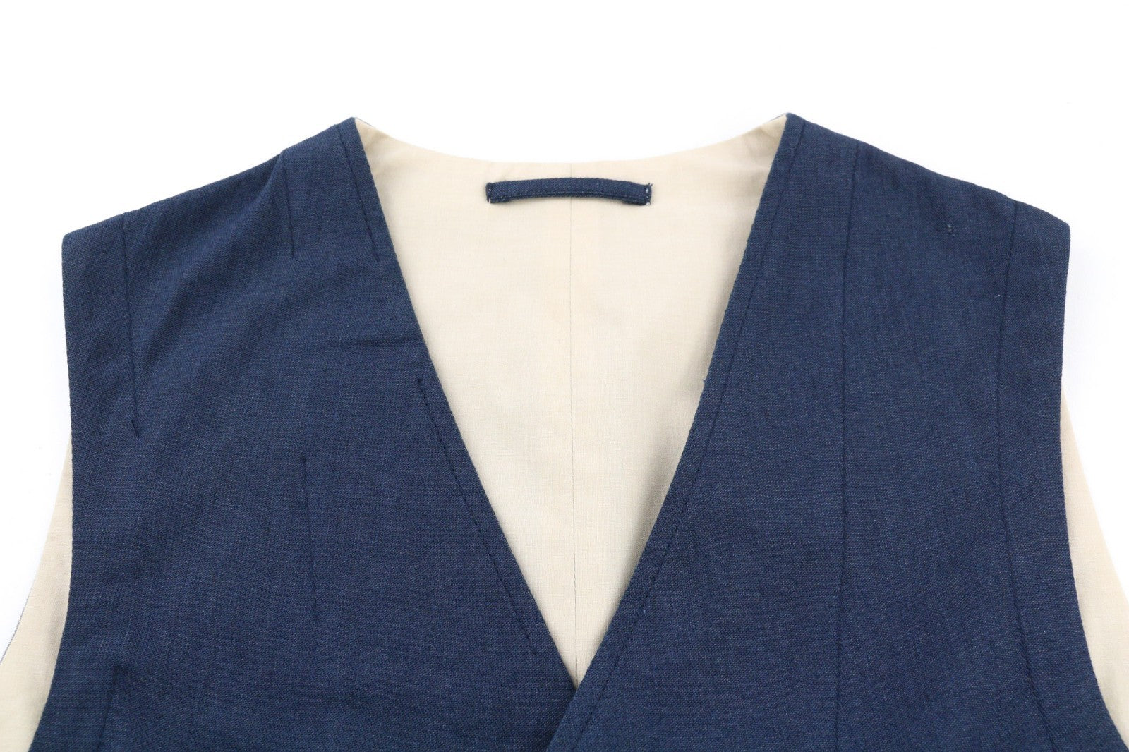 NUDIE JEANS vyriška liemenė M mėlyna ekologiška medvilnė su uždėtinėmis kišenėmis ir pamušalu, su sagomis 