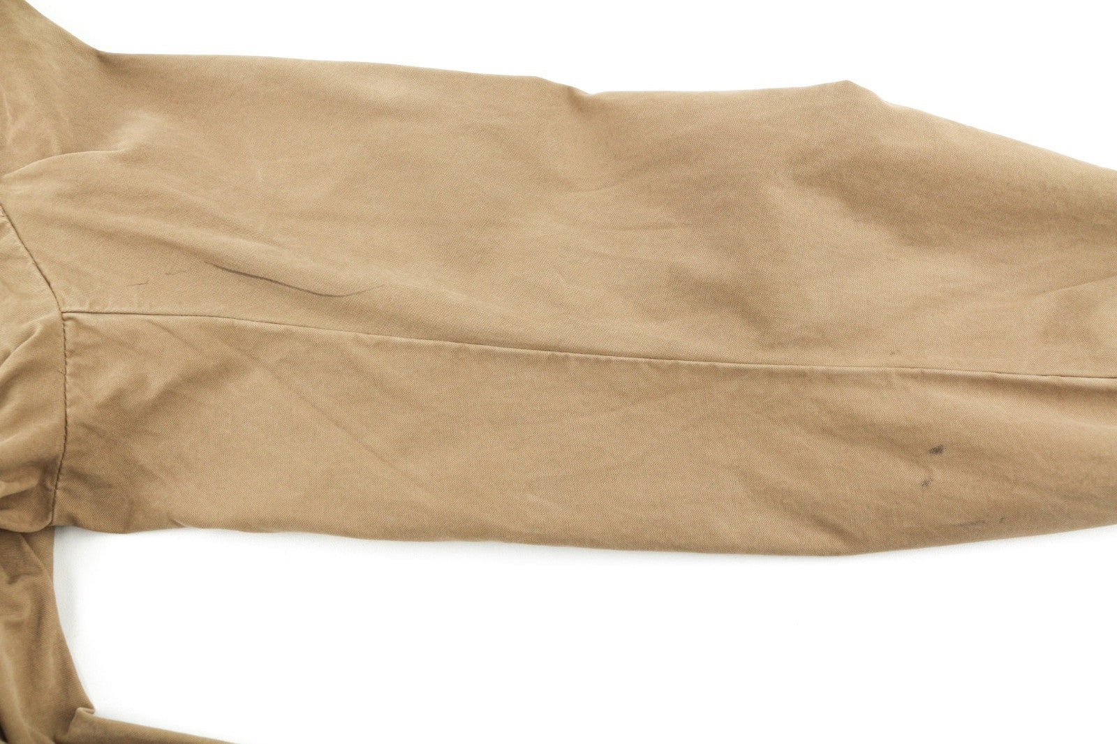 NUDIE JEANS Mick vyriška striukė M ruda su užtiestomis kišenėmis, be pamušalo, su užtrauktuku rankogaliais 