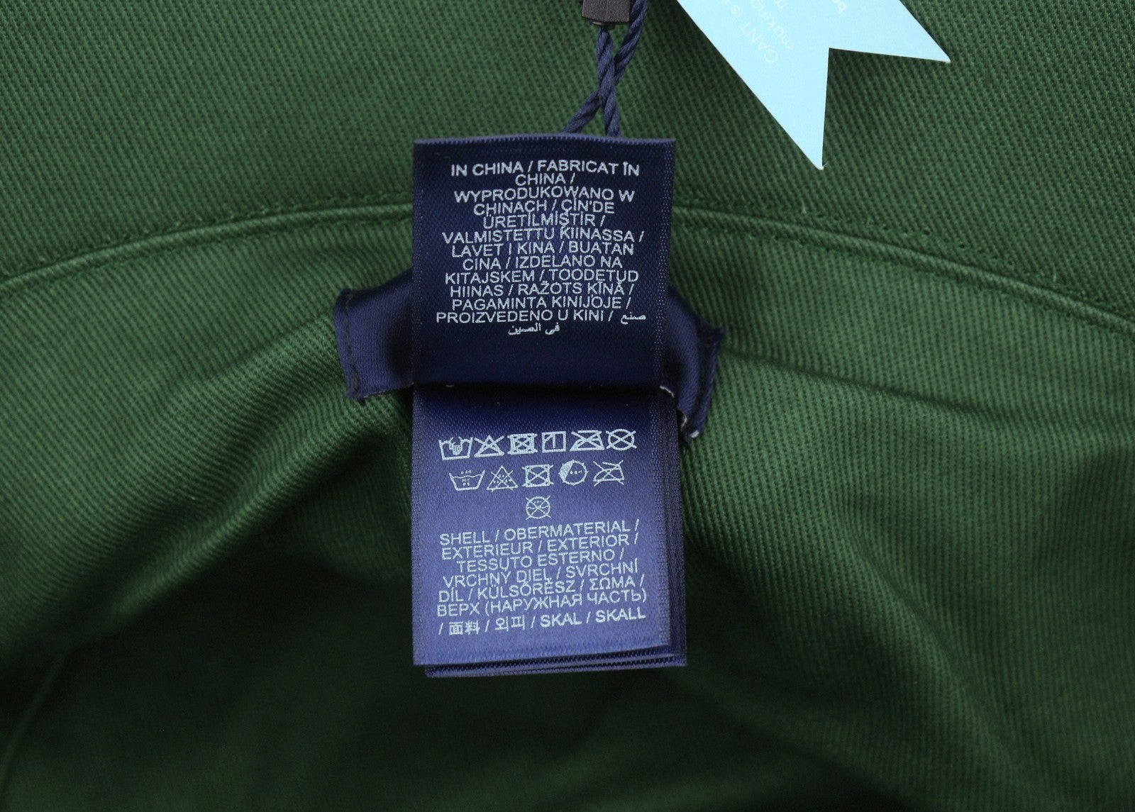 GANT Cord Bucket Men Hat L/XL Multicolor Cotton Front Logo Lined