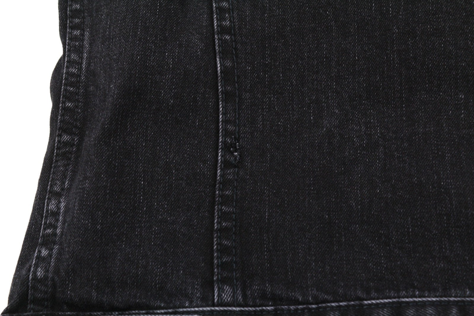 NUDIE JEANS Perry Organic Black Stone Men's Jacket S Denim Cotton Wash