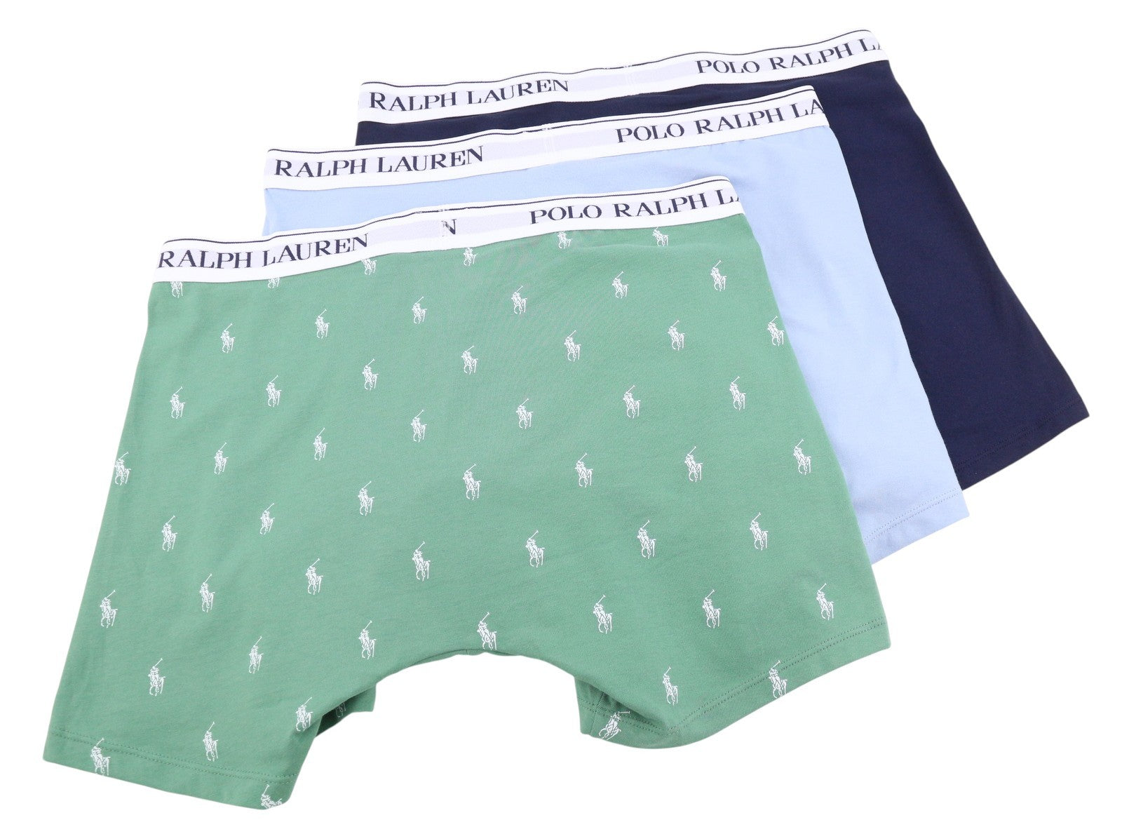 RALPH LAUREN vyriški apatiniai XL dydžio tamprios medvilninės trikotažo bokserinės kelnaitės, 3 vnt. pakuotė 