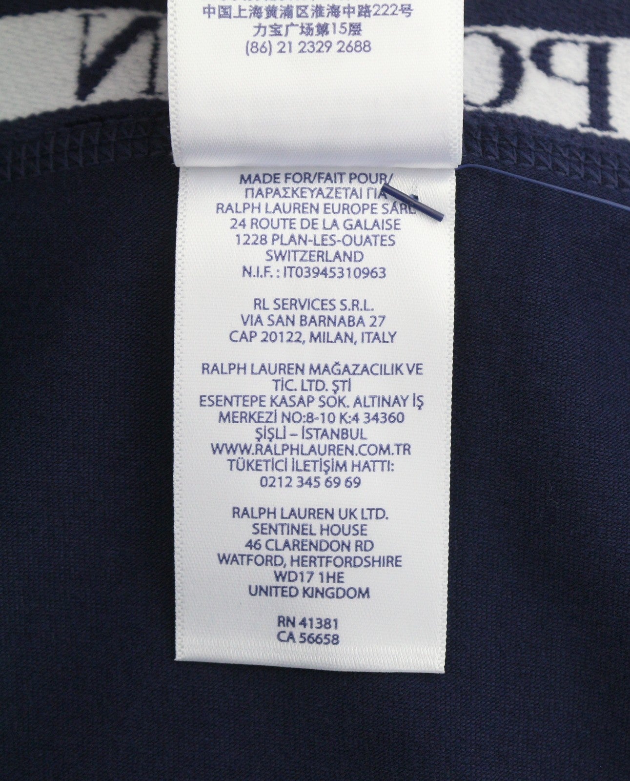 RALPH LAUREN Men Underwear 2XL Blue Stretch Cotton Tricot Boxer Brief 3-Pack