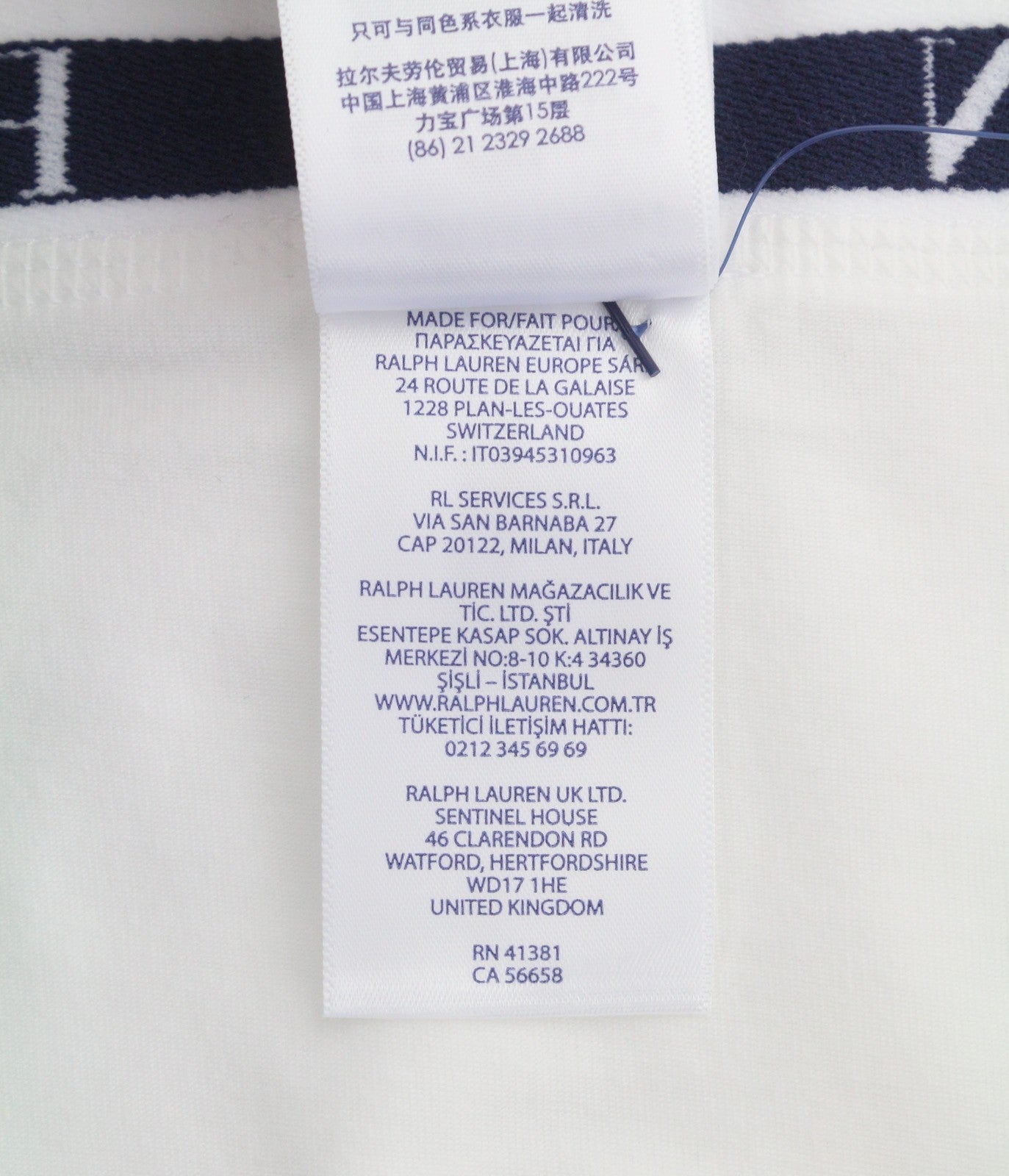 RALPH LAUREN vyriški apatiniai L dydžio balti tamprūs medvilniniai trikotažiniai bokseriai, 3 vnt. pakuotė 