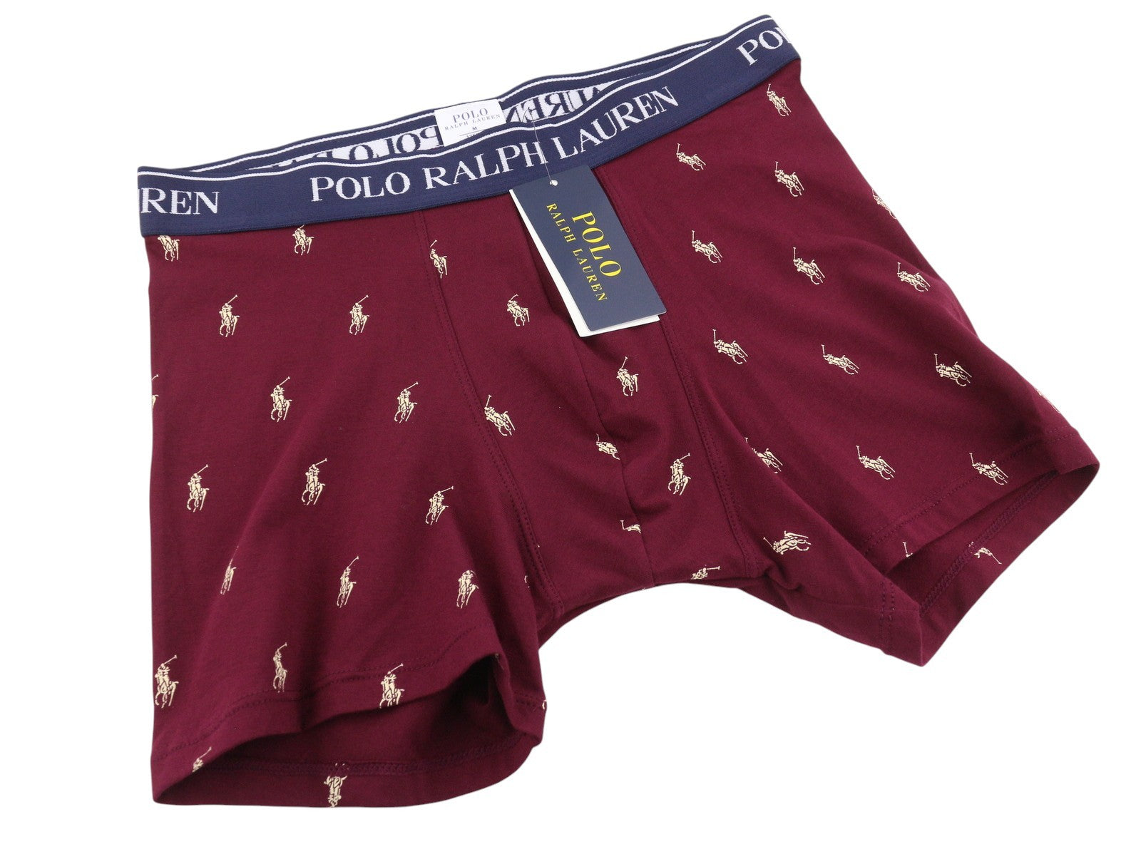RALPH LAUREN Men Underwear M Multi Stretch Cotton Tricot Boxer Brief 3-Pack