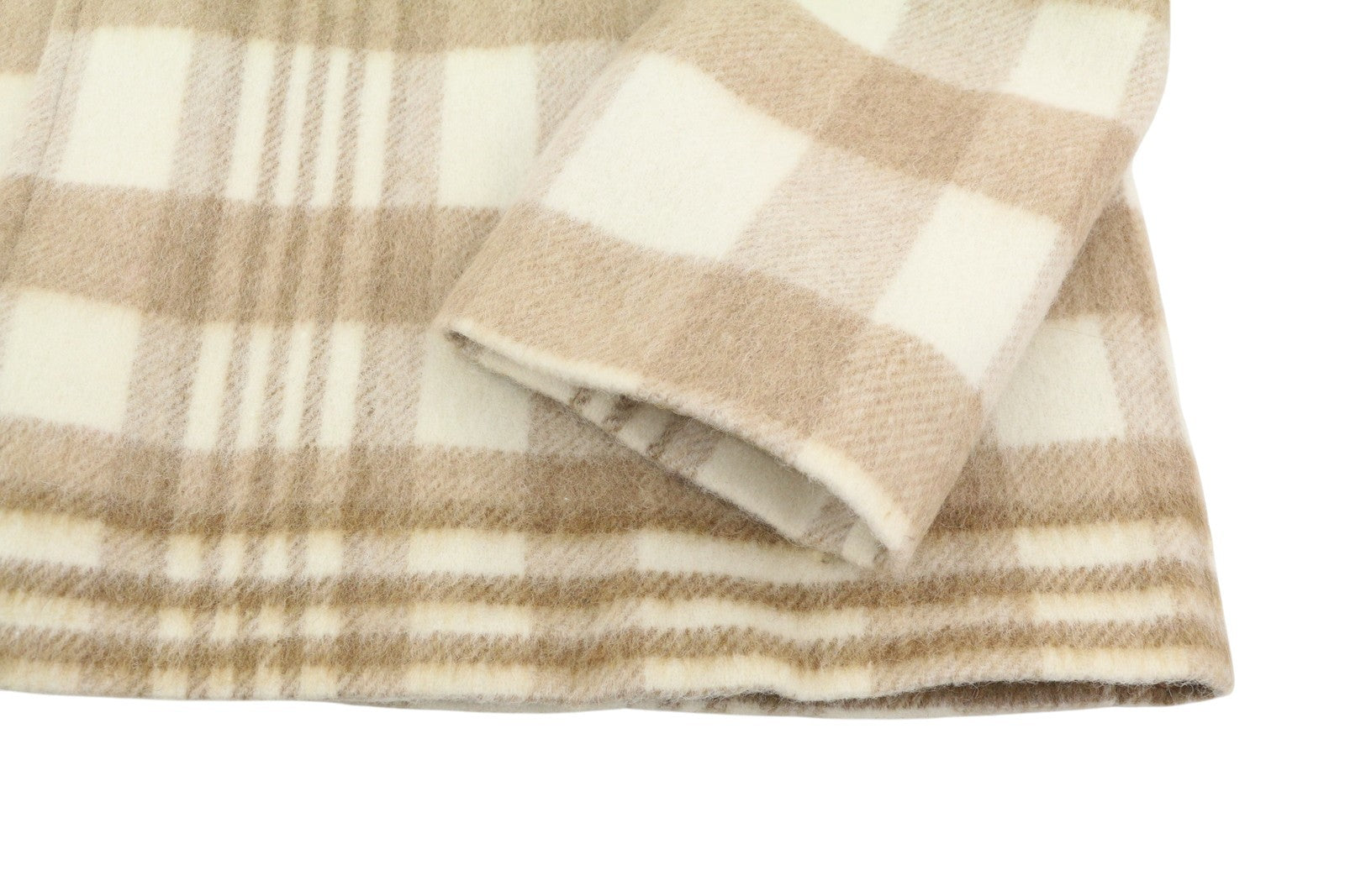 GANT languotas moteriškas paltas L šviesiai smėlio spalvos melanžo spalvos languotas vilnos mišinio paltas RRP625