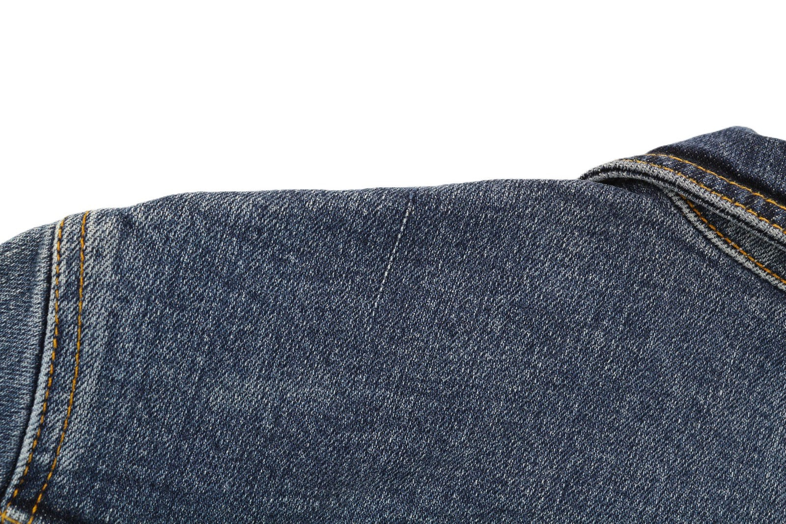 NUDIE JEANS Perry Org. Puikios mėlynos vyriškos S dydžio džinsinio tampraus švarko be pamušalo. 