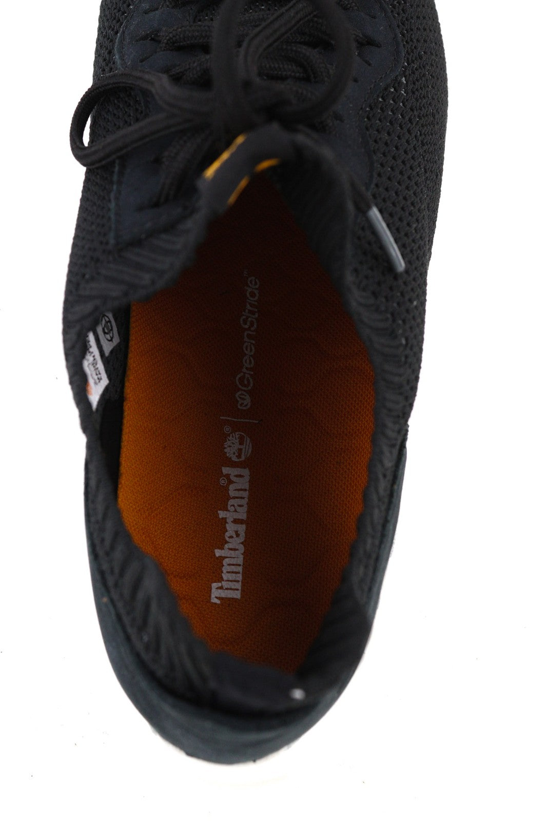 TIMBERLAND A2MP7-A5519 vyriški juodi odiniai laisvalaikio batai iš tekstilės, dydis EU43.5/44. 