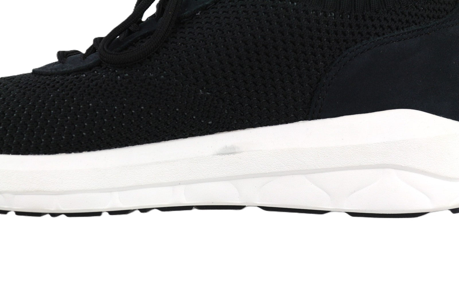 TIMBERLAND A2MP7-A5519 vyriški juodi odiniai laisvalaikio batai iš tekstilės, dydis EU43.5/44. 